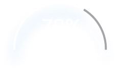 This image displays a progress gauge indicating a 78% daily energy saving, likely showing the energy efficiency or savings achieved through a solar energy system or another sustainable energy solution.